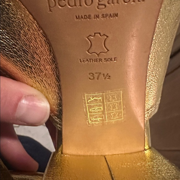 Pedro Garcia - Enna Heel in Gold size euro 37.5 - Picture 9 of 13